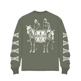 Memory Lane Reapers Long Sleeve Tee (Olive)