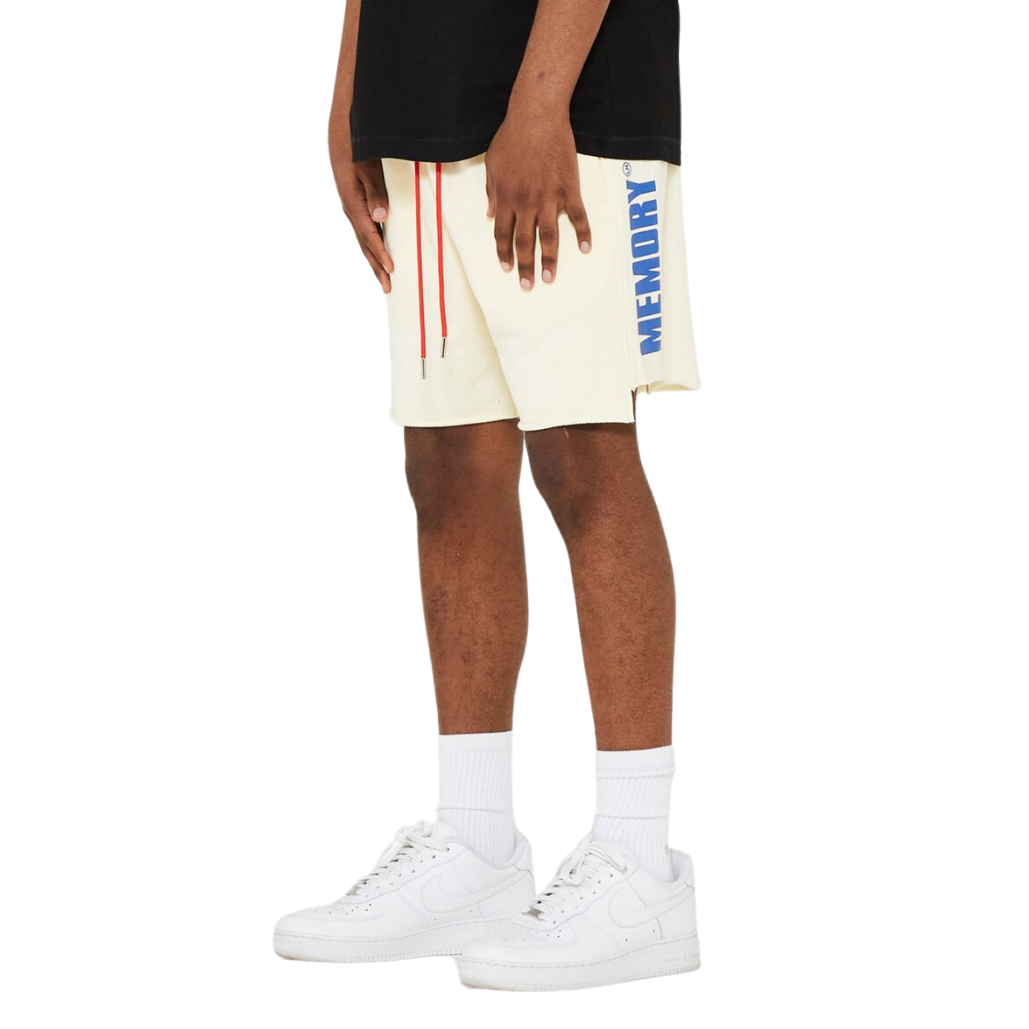 Memory Lane Logo Sweatshorts (Bone) - Memory Lane