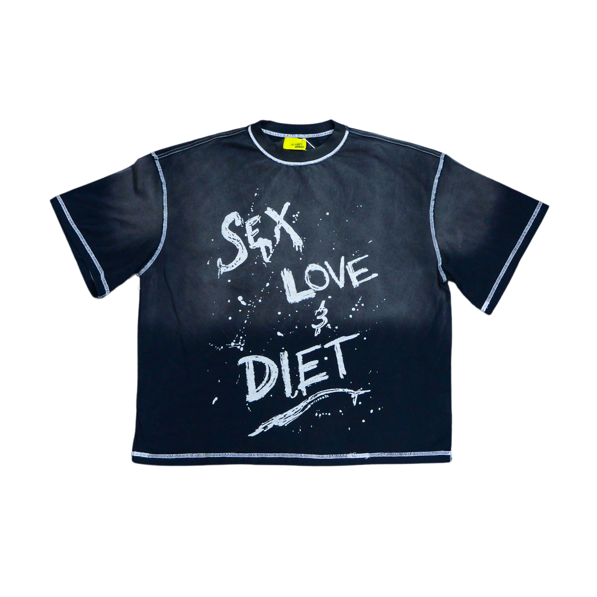 DSM "SL&D"Splatter Tee-Black - Diet Starts Monday