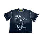 DSM "SL&D"Splatter Tee-Black - Diet Starts Monday