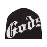 Godspeed OG Logo Studded Beanie (BOOM) (Black/White) - Godspeed