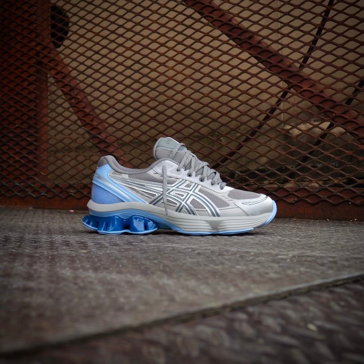 Mens Asics Gel-Kinetic Fluent (Clay Grey/Steel Grey) - Asics