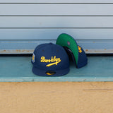 New Era Brooklyn Dodgers 1955 World Championship Side Patch Fitted - New Era
