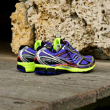 Mens Saucony ProGrid Guide 7 (Purple/Citron) - Saucony