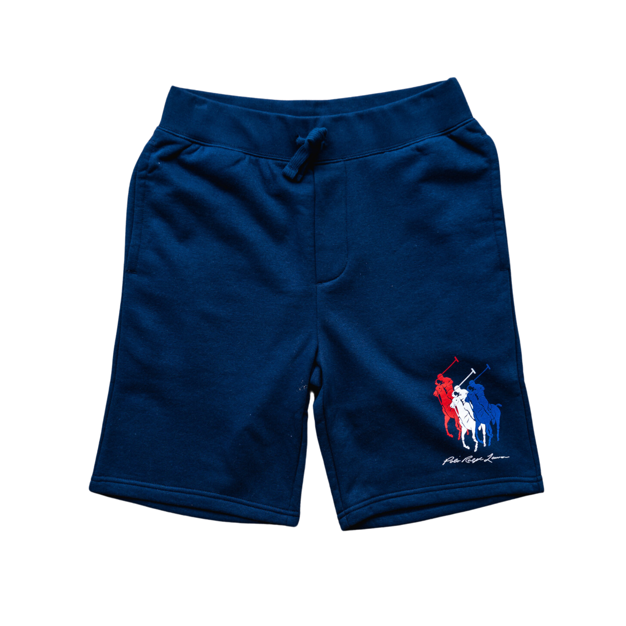 Polo Ralph Lauren 8.5-Inch Triple Logo Fleece Short (Navy) - Polo Ralph Lauren