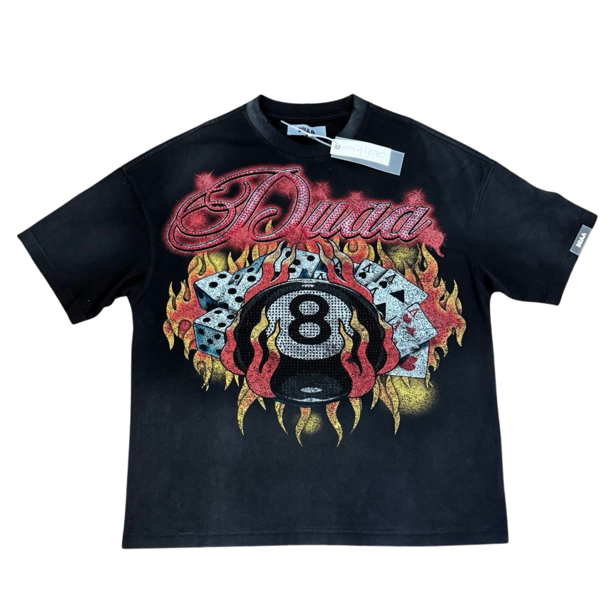 DUAA "Risk" SS Tee (Black) - DUAA