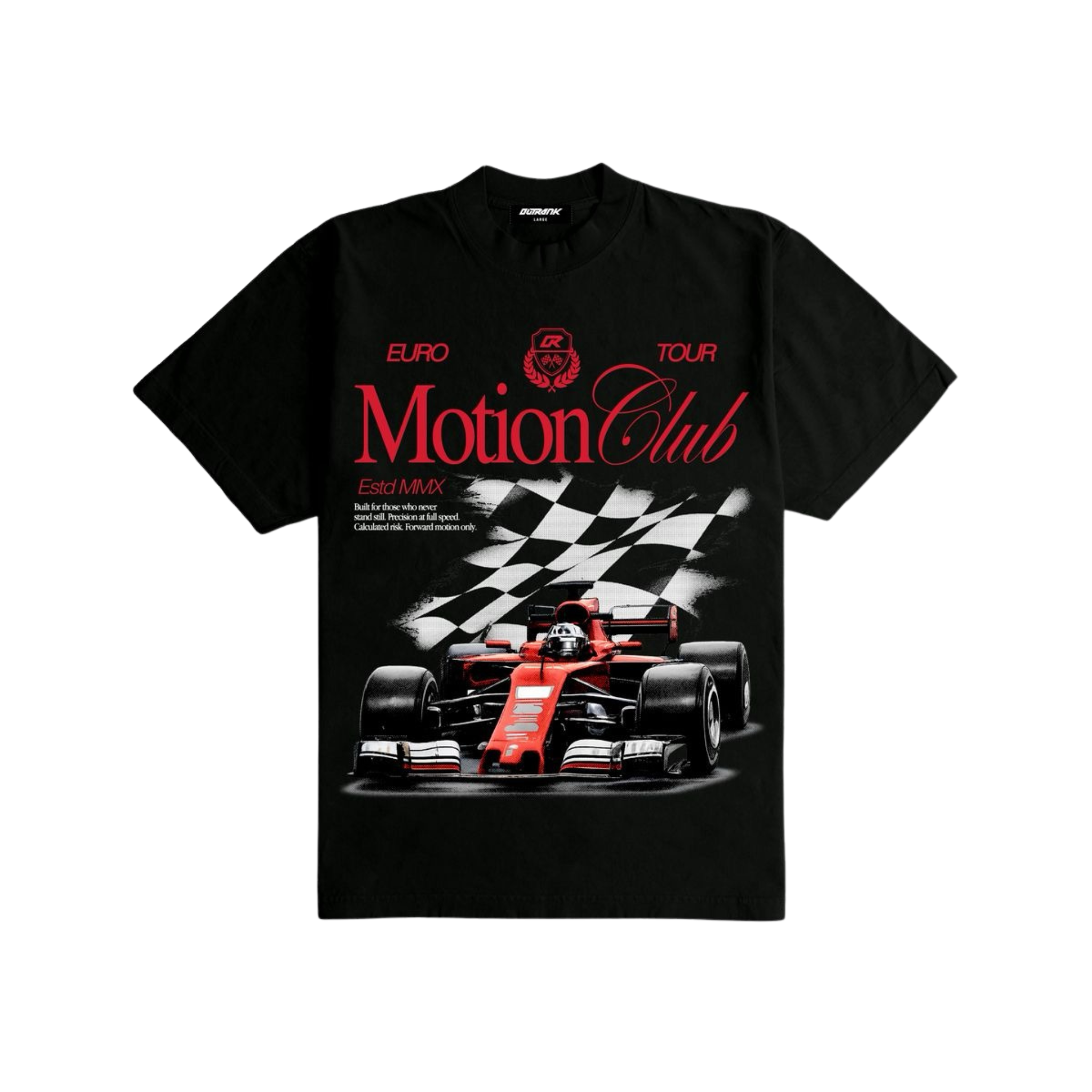 Outrank "Motion Club" Heavyweight T-shirt (Black) - Outrank