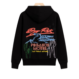 Dry Rot "Pegasus Motel" Hoodie (Black) - Dry Rot