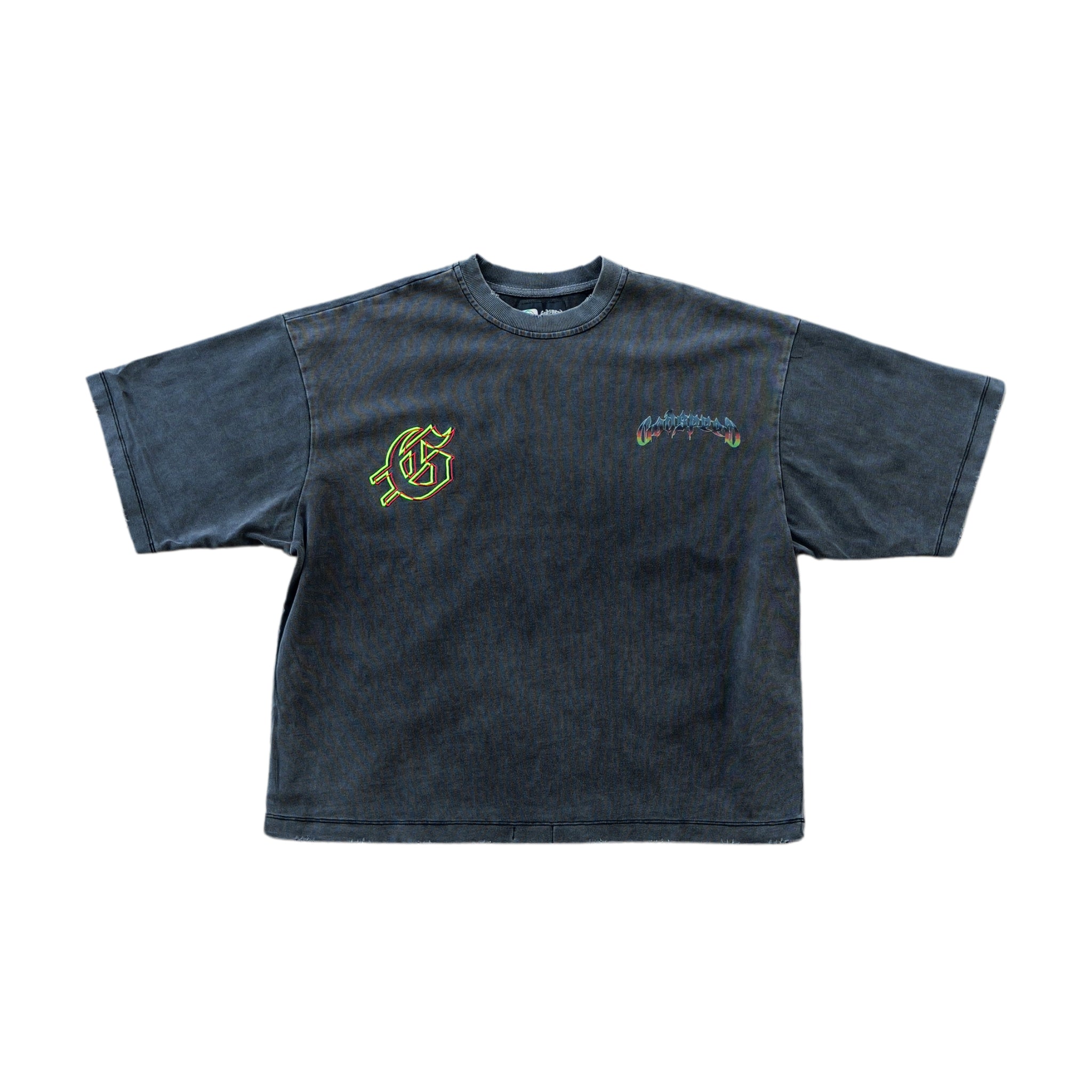 Godspeed Biker Nation Tee (Grey Wash) - Godspeed
