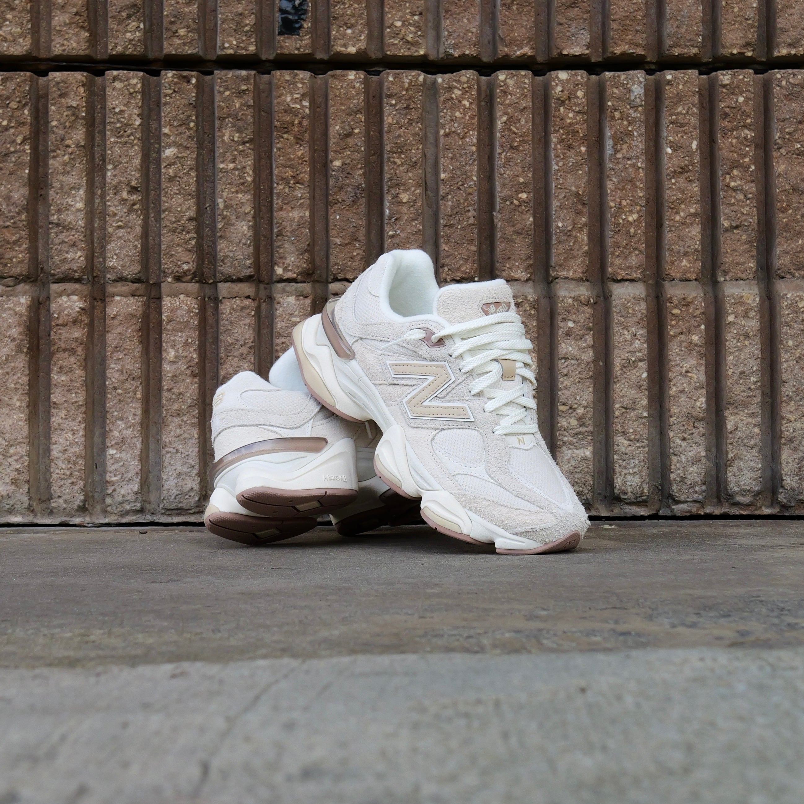 Mens New Balance 9060CCB (Beige/White) - New Balance