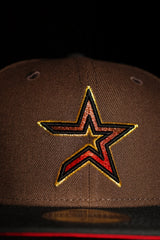 New Era Houston Astros 2005 World Series Side Patch Fitted (Walnut/Black) - ST New Era