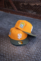 New Era San Francisco Giants 2012 World Champions Grey UV (Gold/Olive) 59Fifty Fitted