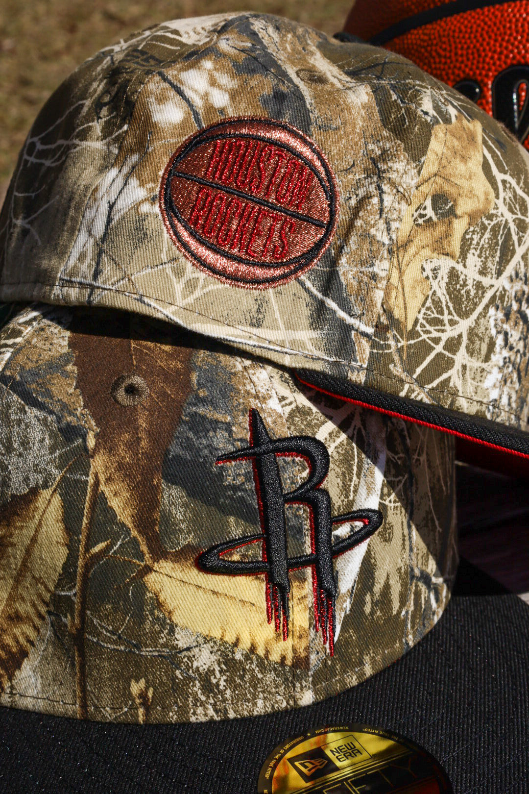New Era Houston Rockets Grey UV 59Fifty Fitted (Real Tree Camo/Black) - ST New Era