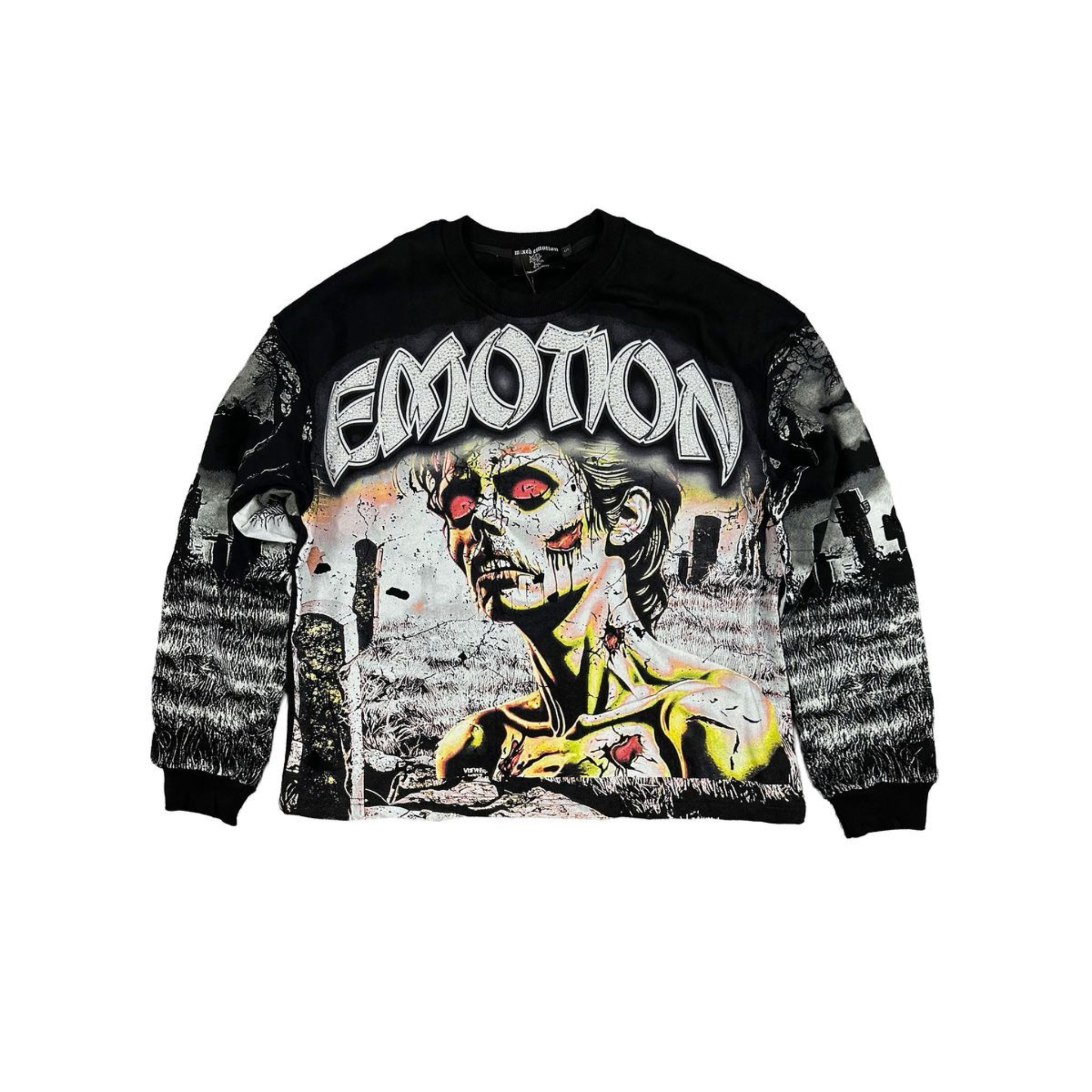 Mixed Emotion "Tombstone" LS Tee (Black) - Mixed Emotion
