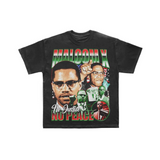 Present Vintage "Malcom X" Tee (Washed-Black)