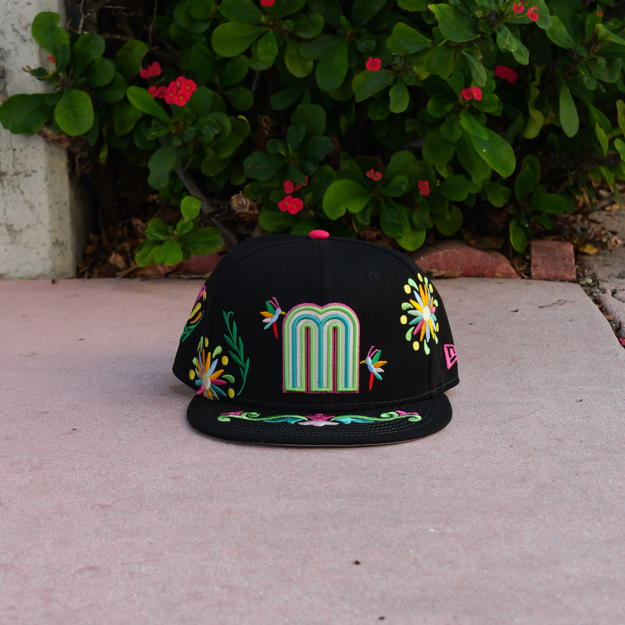 Mexico Baseball New Era 2026 World Baseball Classic 59FIFTY Fitted Hat - Black/Multi - New Era
