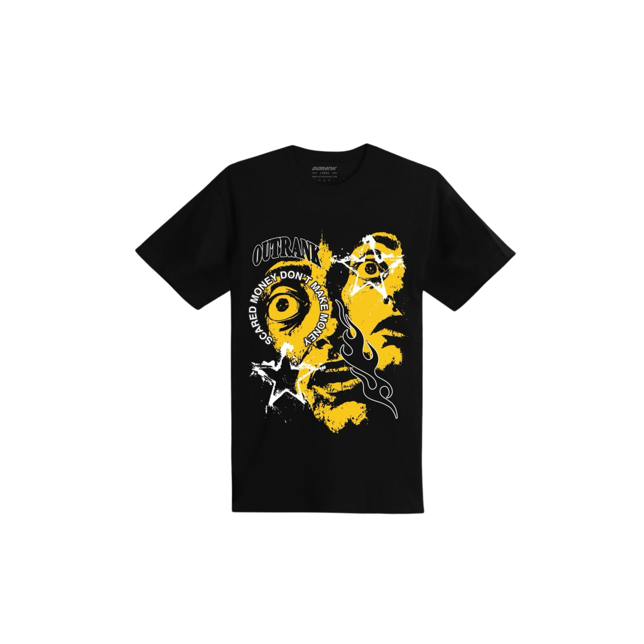 Outrank "Scared Money" T-Shirt (Black) - Outrank