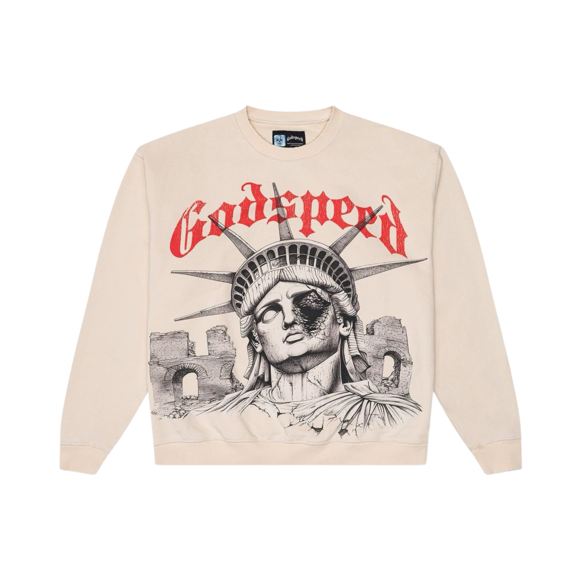 Godspeed R.O.M.E. LS Tee (Bone) - Godspeed