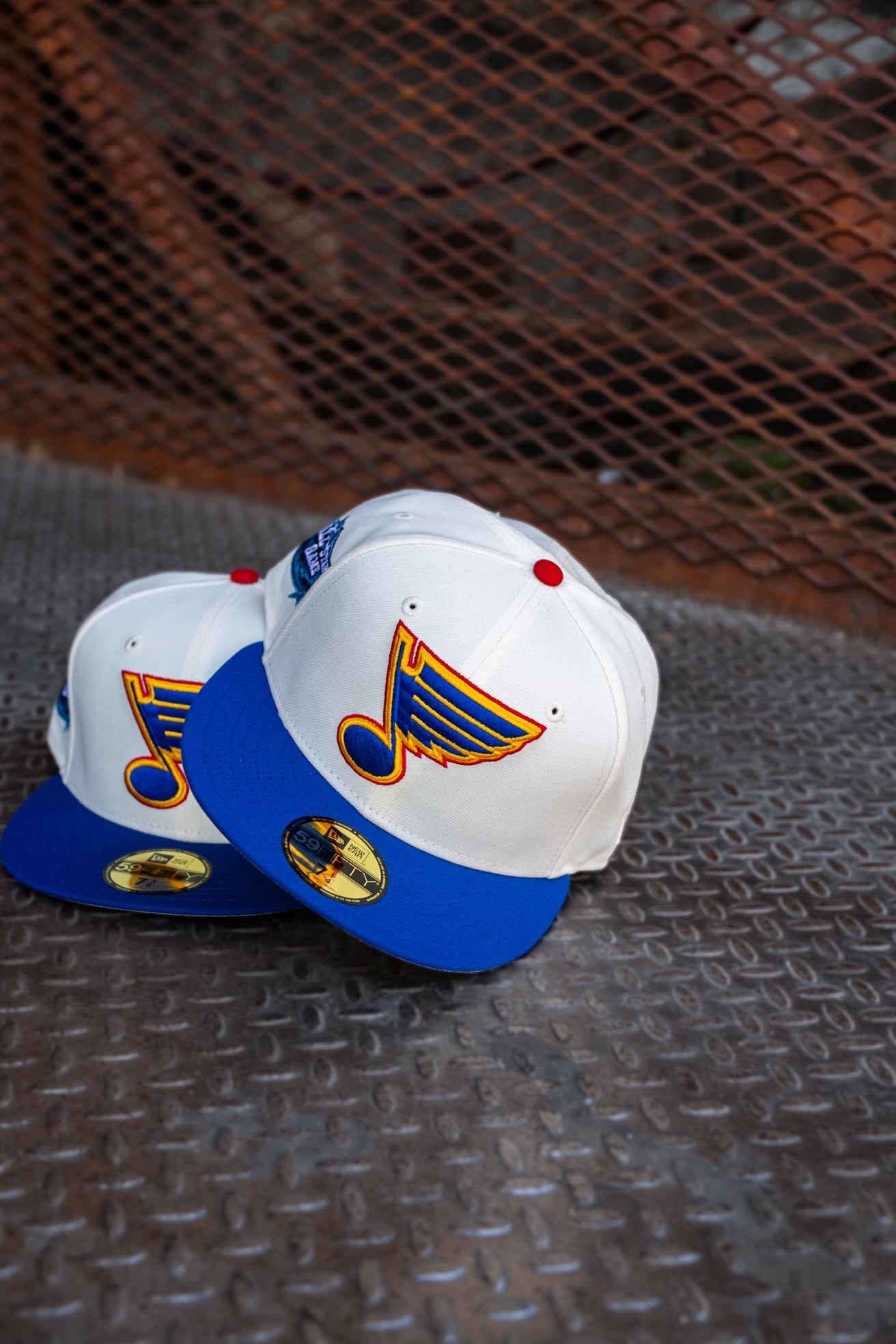 New Era St. Louis Blues All-Star Game Grey UV (Off White/Royal) 59Fifty Fitted