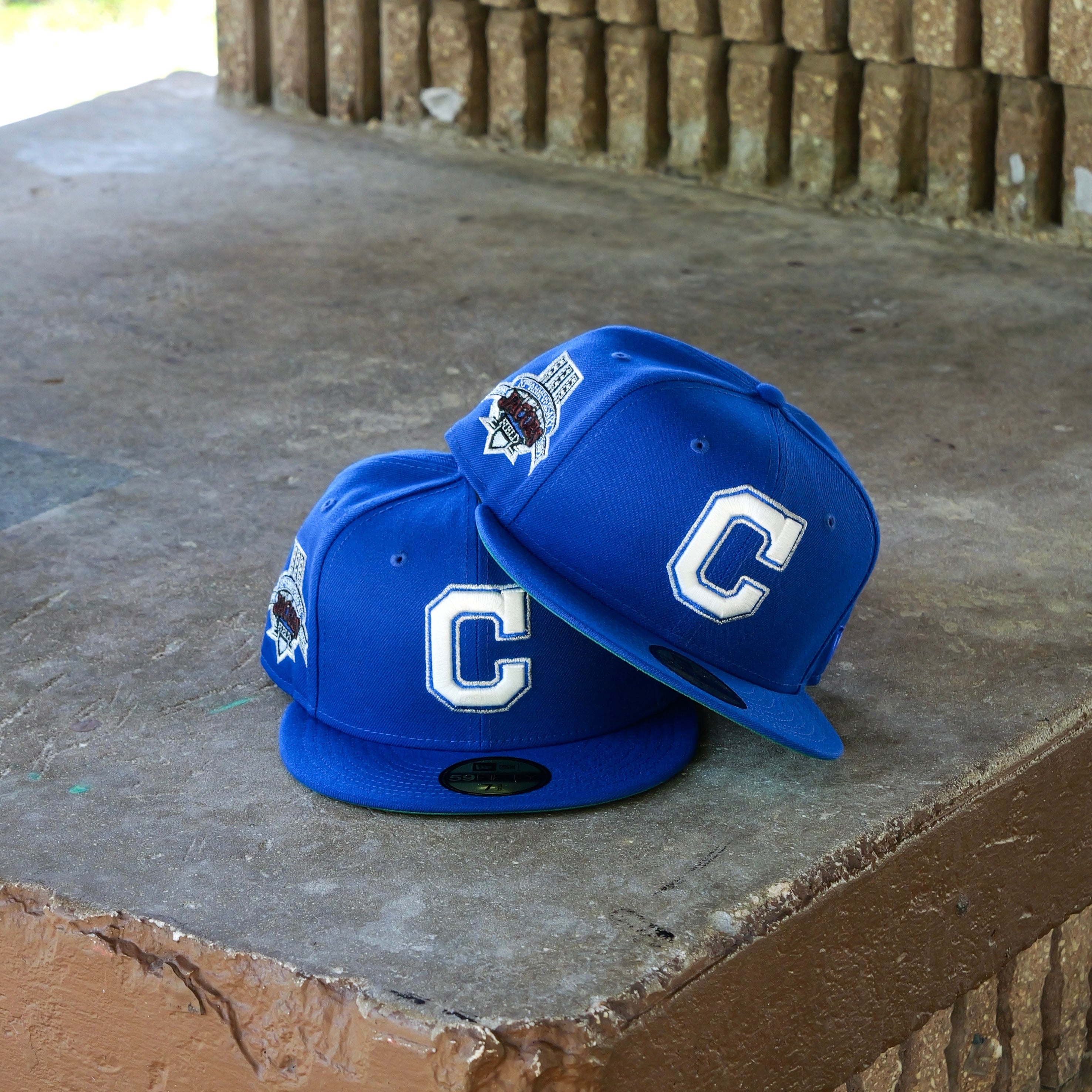 New Era Cleveland Indians Jacobs Field Side Patch Fitted - New Era