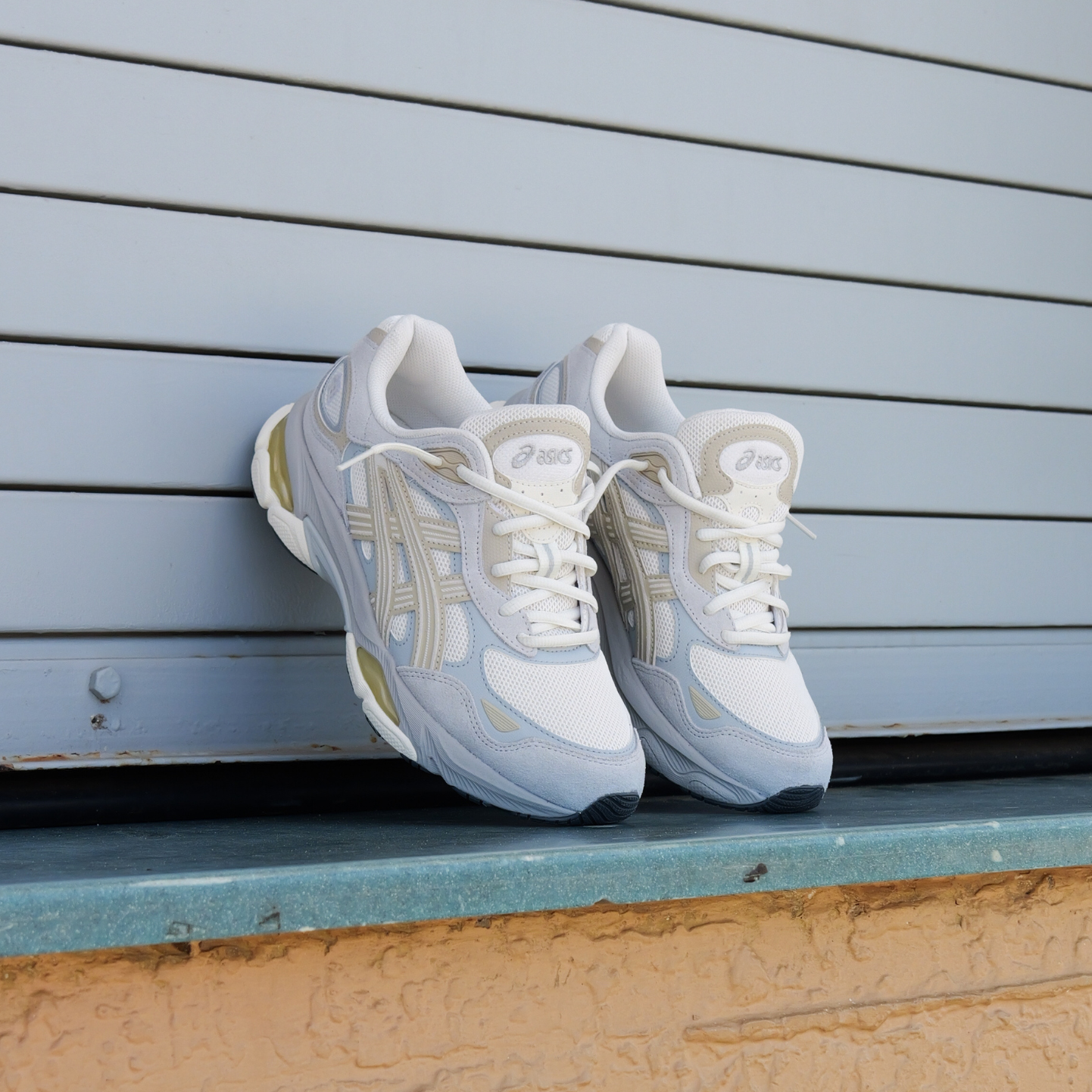 Mens Asics Gel-NYC 2.0 (Cream/Concrete) - Asics