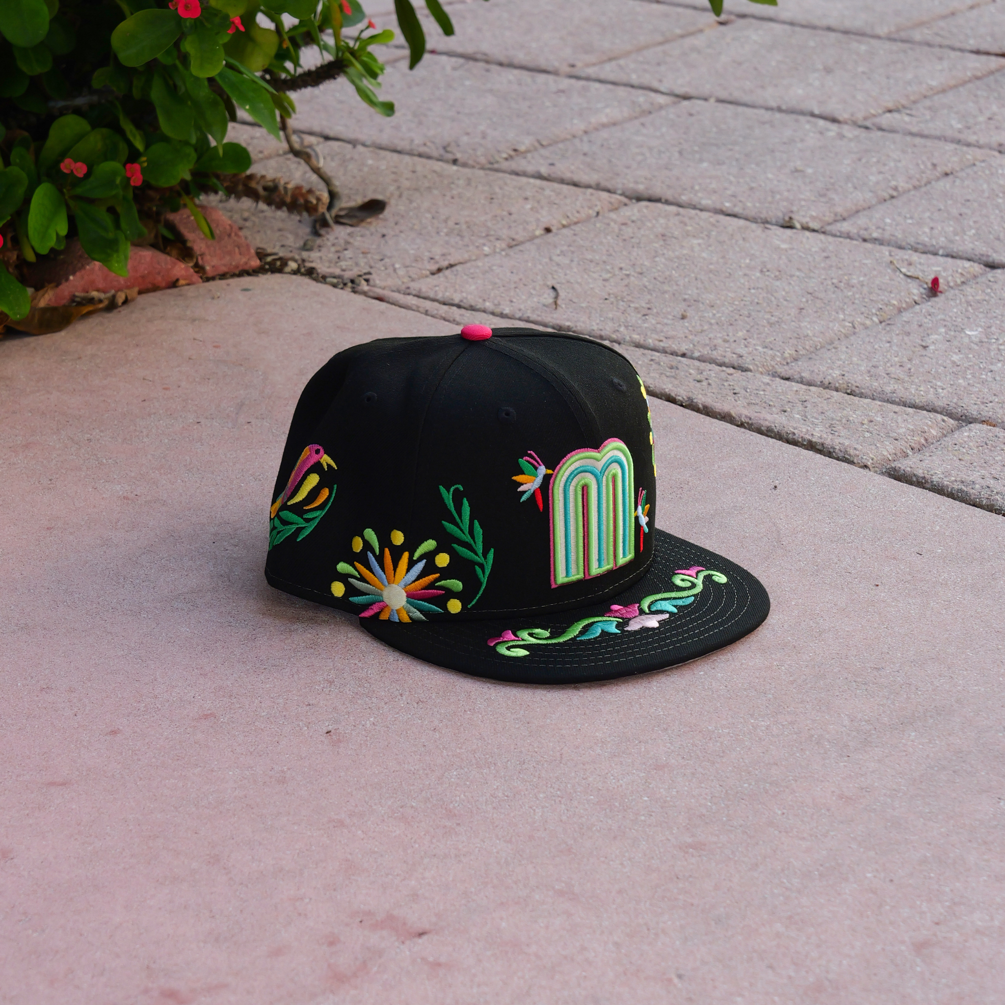 Mexico Baseball New Era 2026 World Baseball Classic 59FIFTY Fitted Hat - Black/Multi - New Era