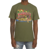 Billionaire Boys Club BB Leopard SS Tee (Loden Green)