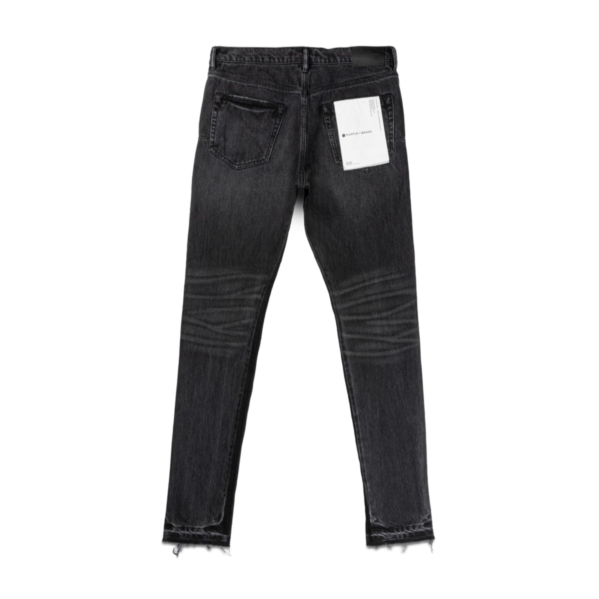 Purple Brand Shadow Inseam Denim (Black) - PURPLE BRAND