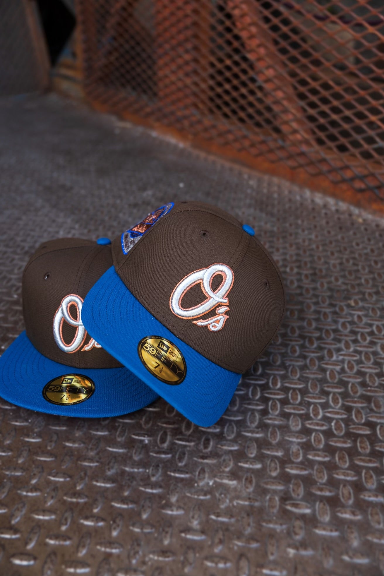 New Era Baltimore Orioles 30th Anniversary Pink UV (Mocha/Seashore Blue) 59Fifty Fitted