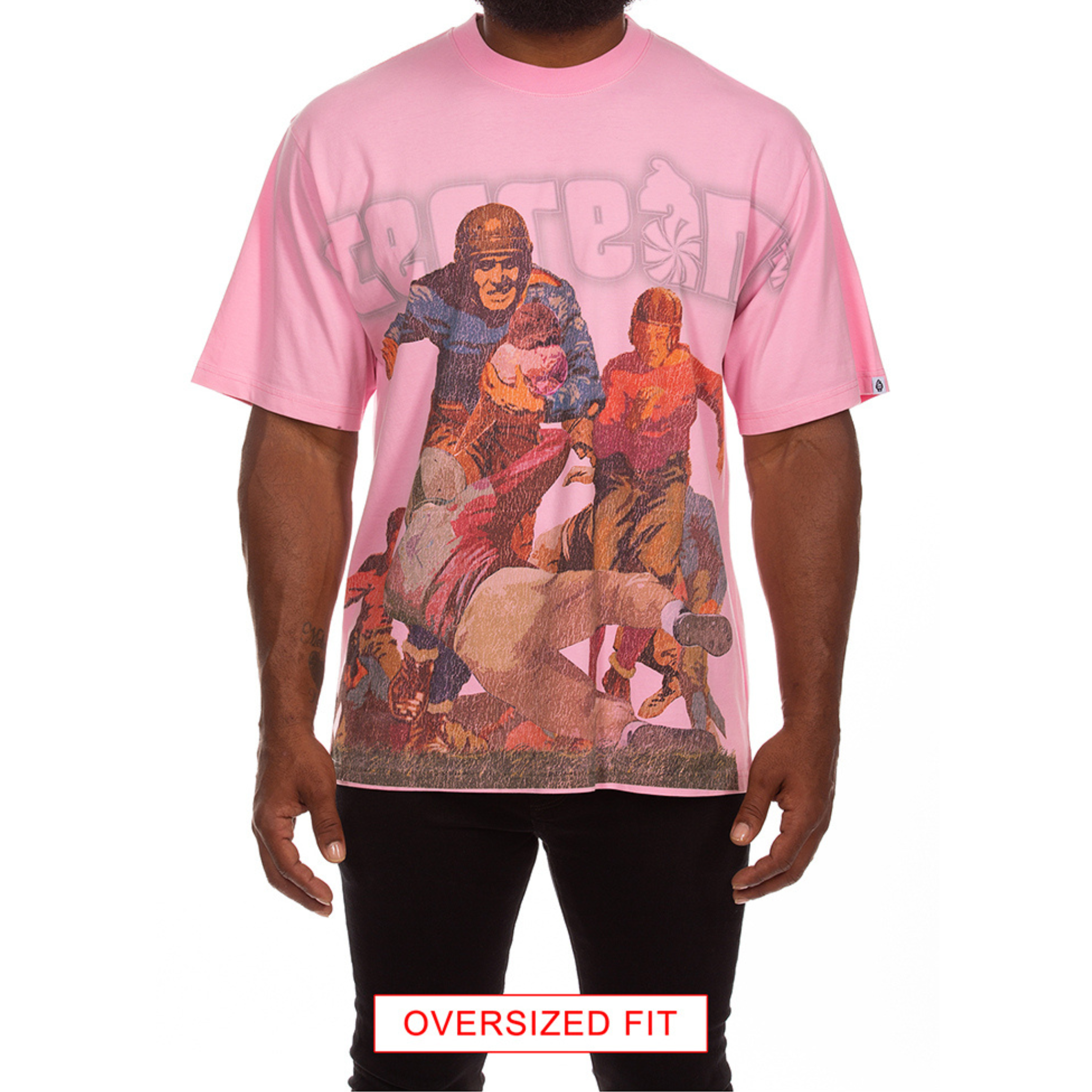 Icecream "Carry" Knit Oversized Tee (Prism Pink) - Ice Cream