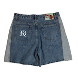DRY ROT "Repaired" Denim Shorts (Blue) - Dry Rot