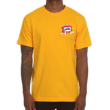 Ice Cream Knock Out SS Tee (Saffron) - Ice Cream