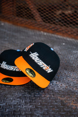 New Era Houston Astros 45th Anniversary Sky UV (Black/Orange) 59Fifty Fitted