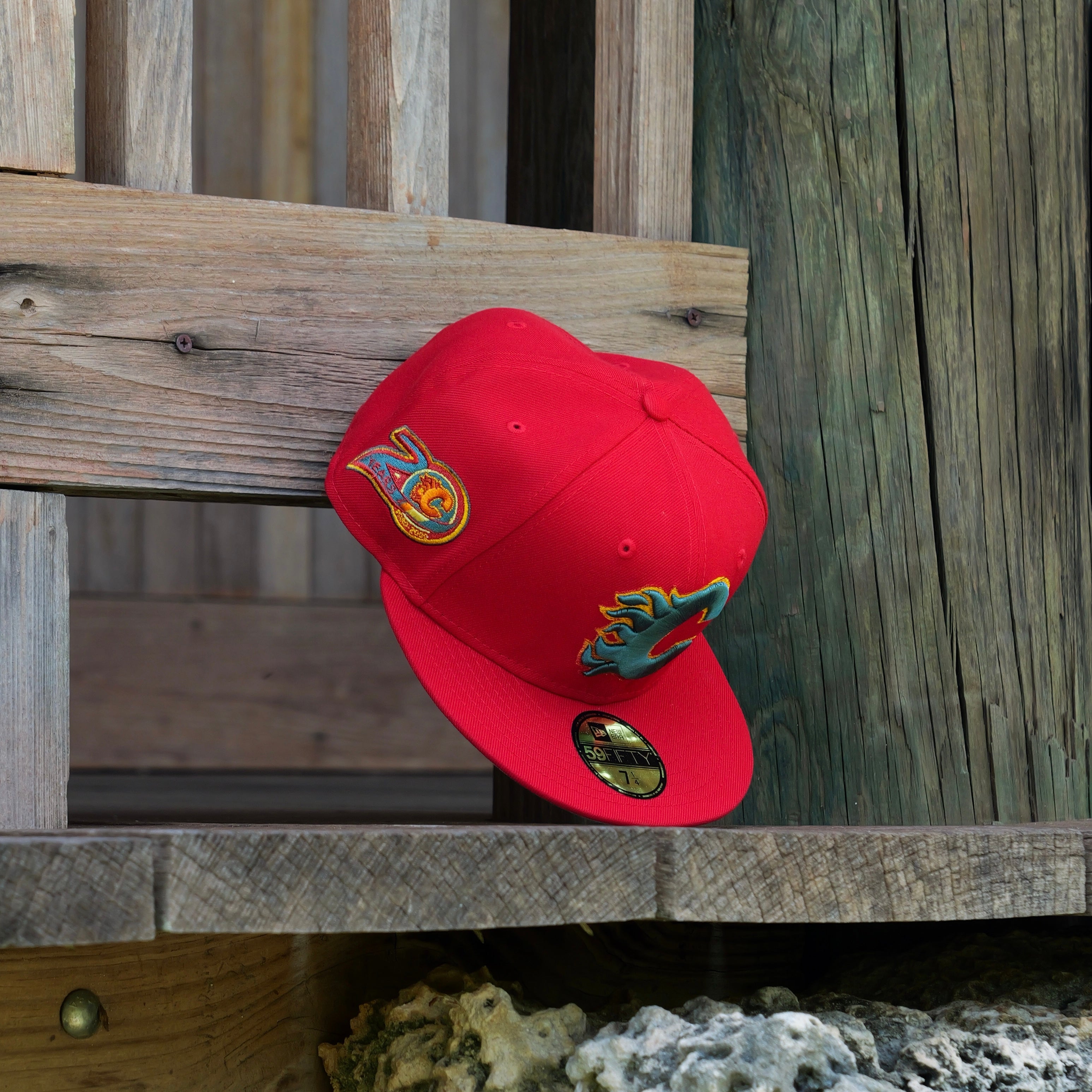 New Era Calgary Flames 20th Anniversary Side Patch Fitted - New Era