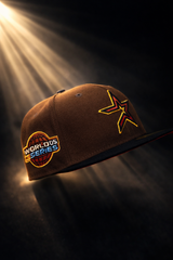 New Era Houston Astros 2005 World Series Side Patch Fitted (Walnut/Black) - ST New Era