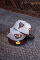 New Era Arizona Diamondbacks 1998 Inaugural Season Grey UV (Stone/Brown) 59Fifty Fitted