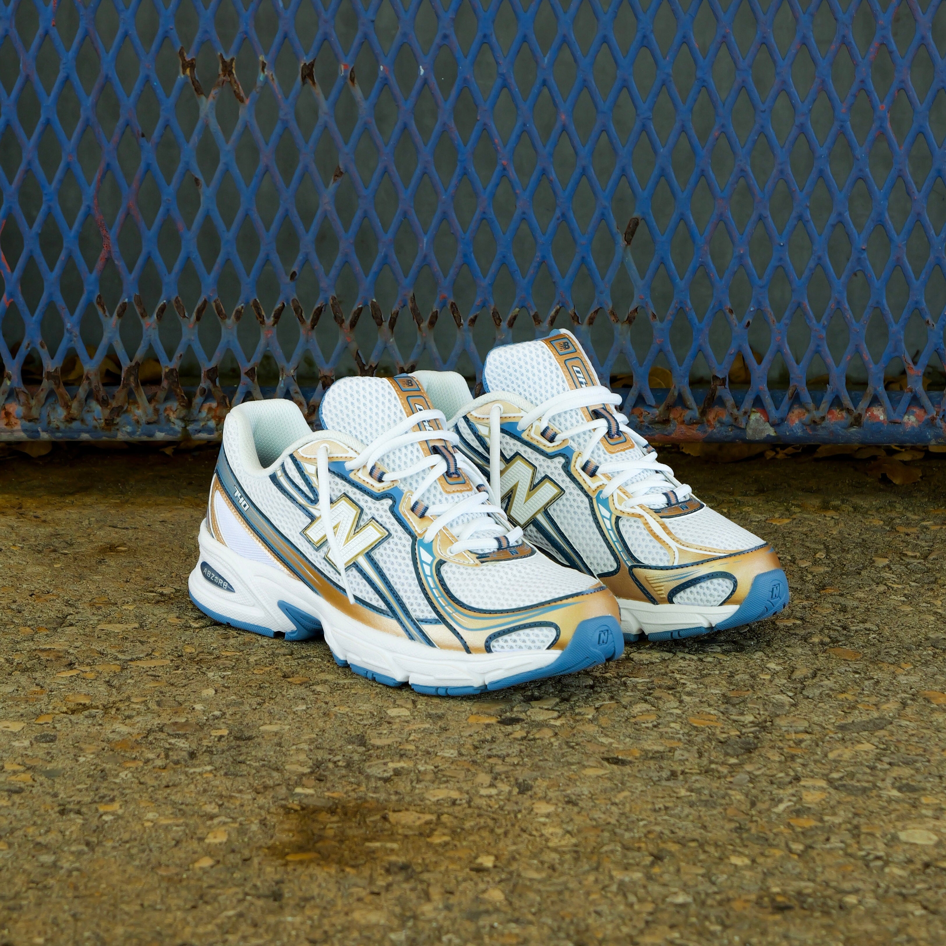 Mens New Balance 740 (Heron Blue/Metallic Gold) - U740HB2 - New Balance