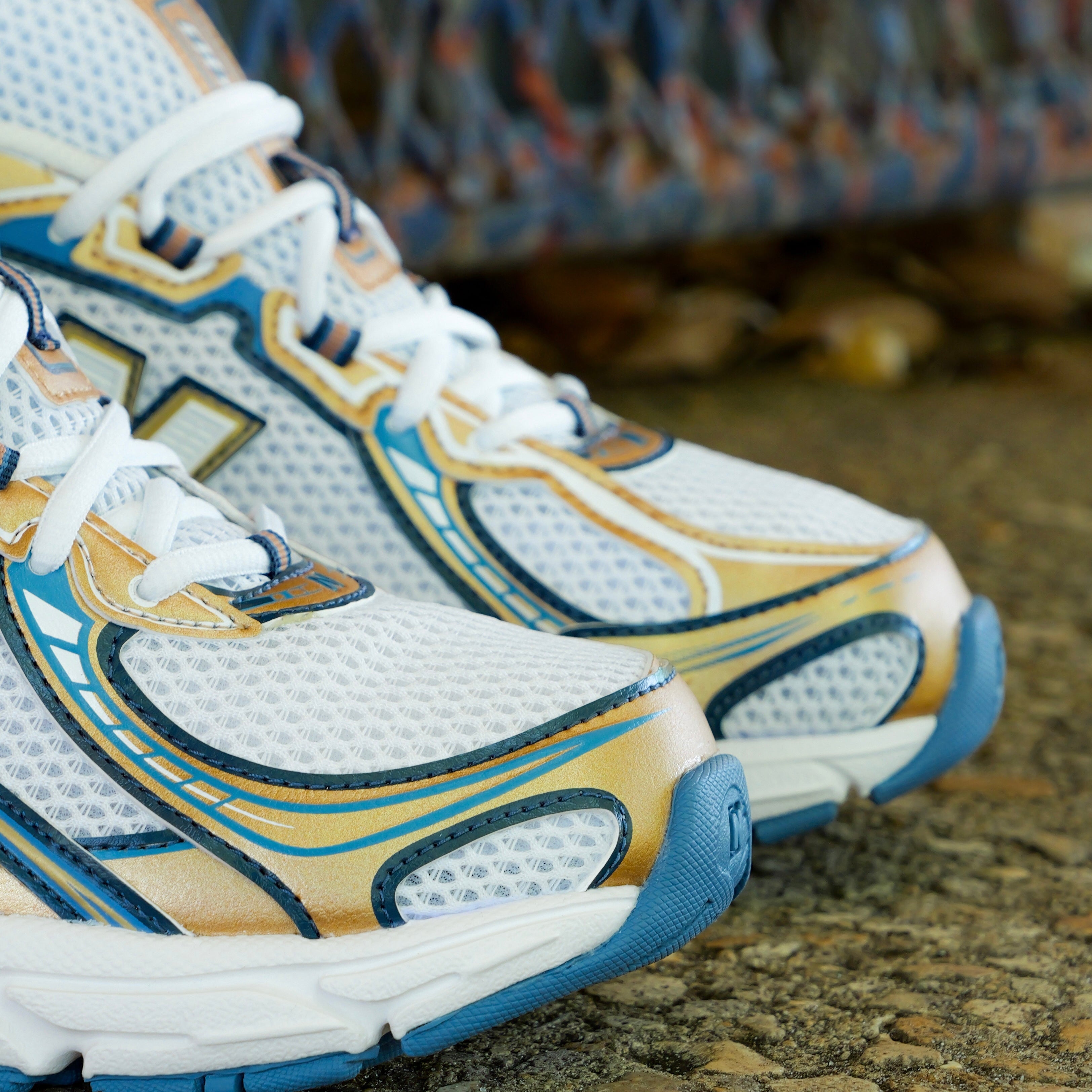 Mens New Balance 740 (Heron Blue/Metallic Gold) - U740HB2 - New Balance