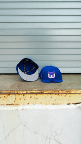 New Era Hartford Whalers Side Patch Fitted (Royal) - New Era