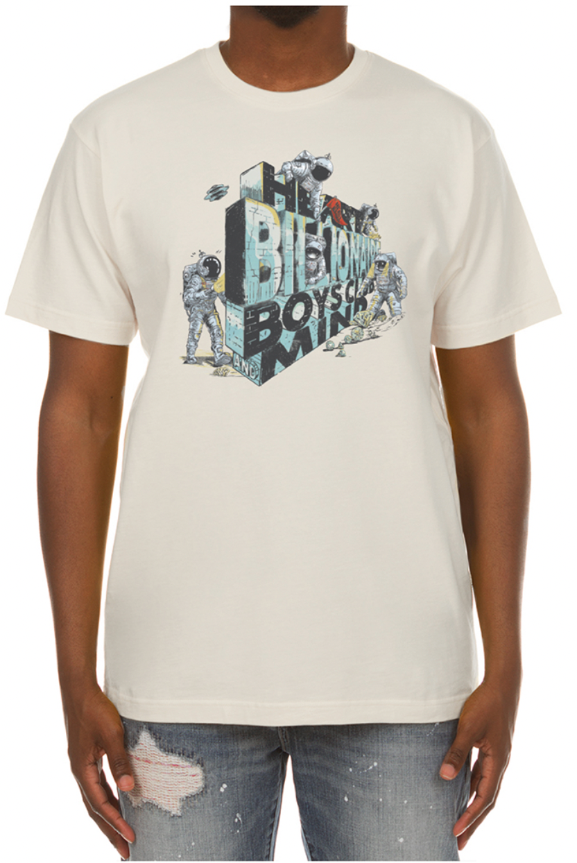 Billionaire Boys Club Diamond Wall SS Tee (Gardenia) - Billionaire Boys Club