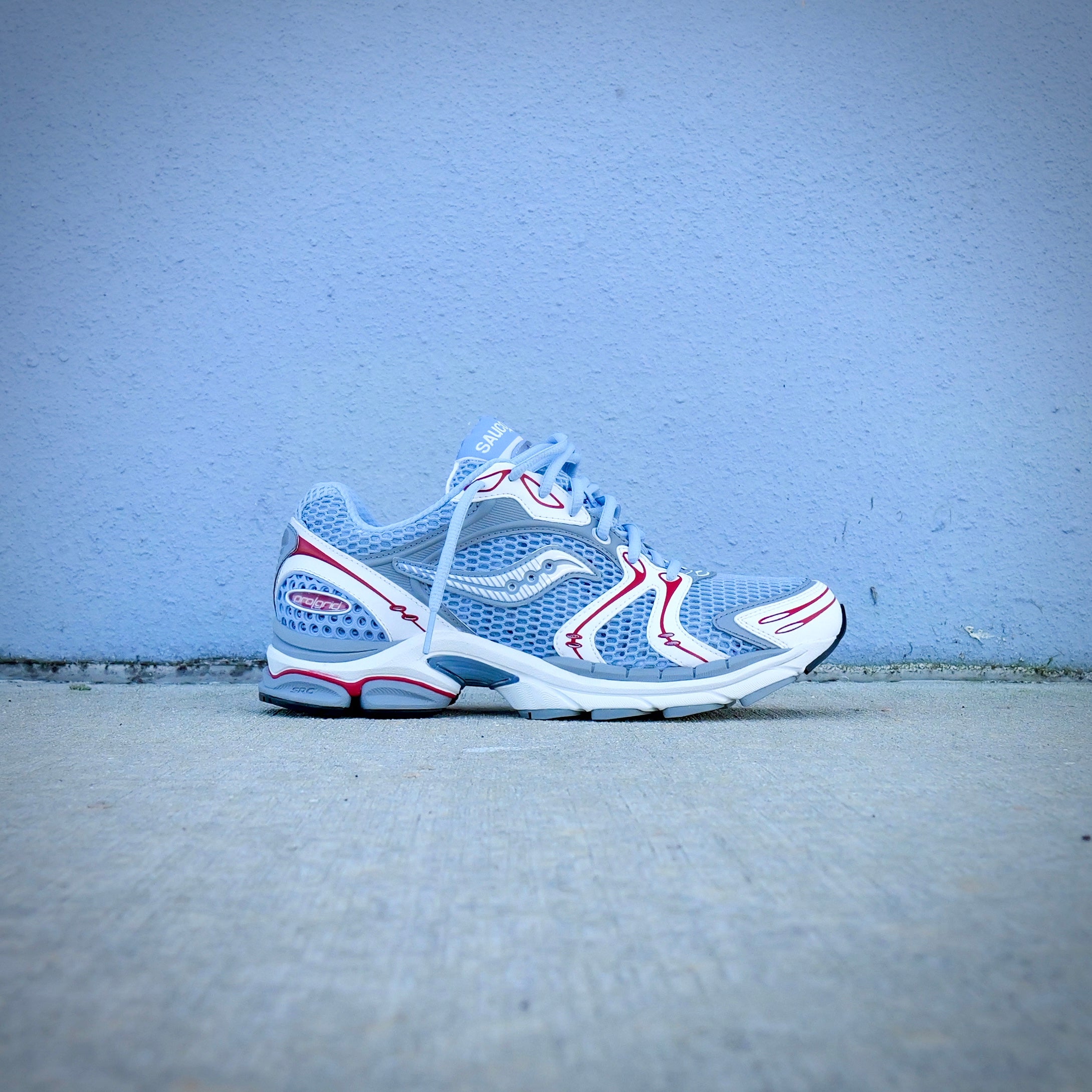 Mens Saucony ProGrid Triumph 4 (Blue/White) - Saucony