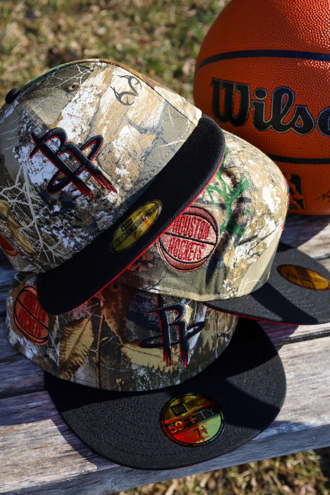 New Era Houston Rockets Grey UV 59Fifty Fitted (Real Tree Camo/Black) - ST New Era