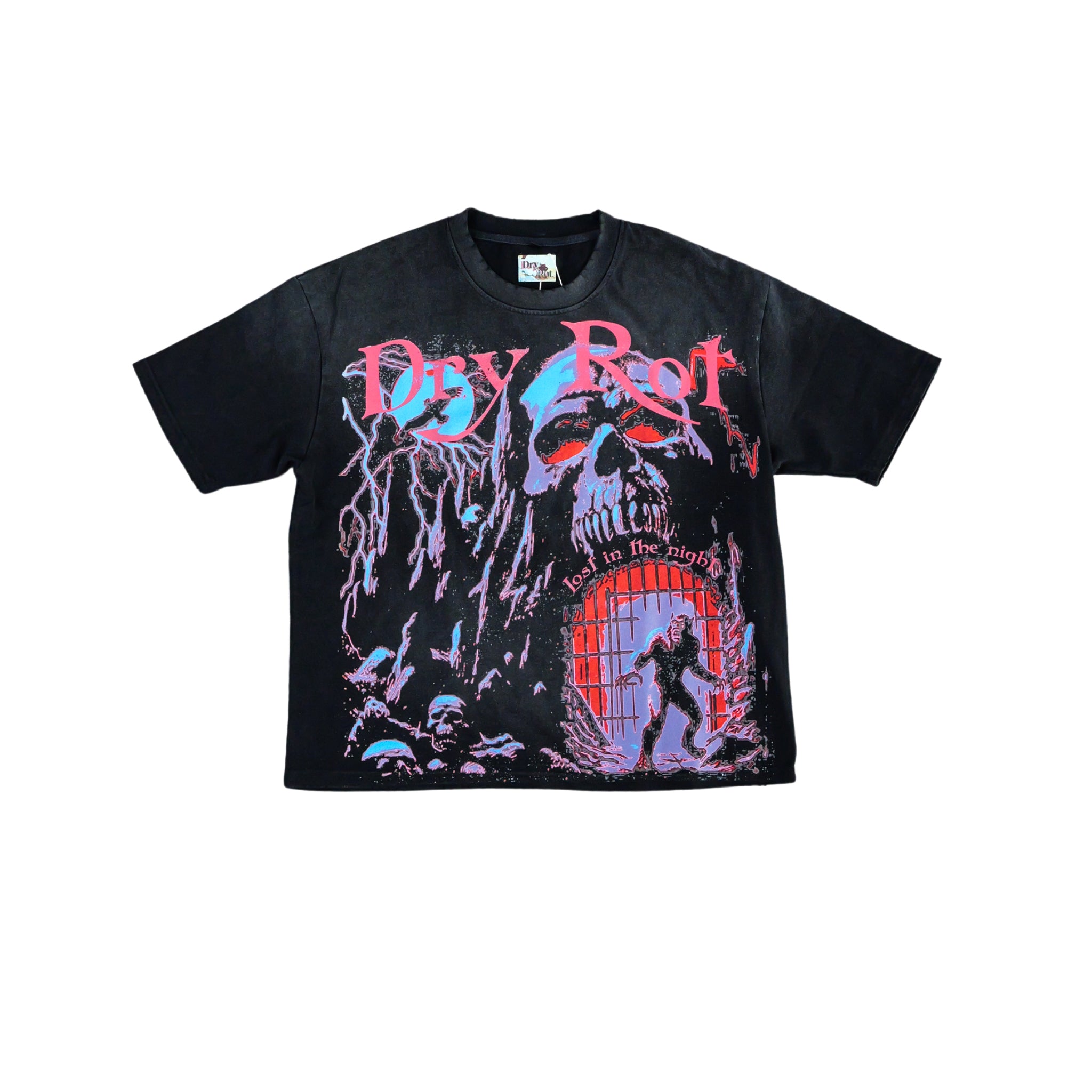 Dry Rot Lost In The Night Tee (Black) - Dry Rot
