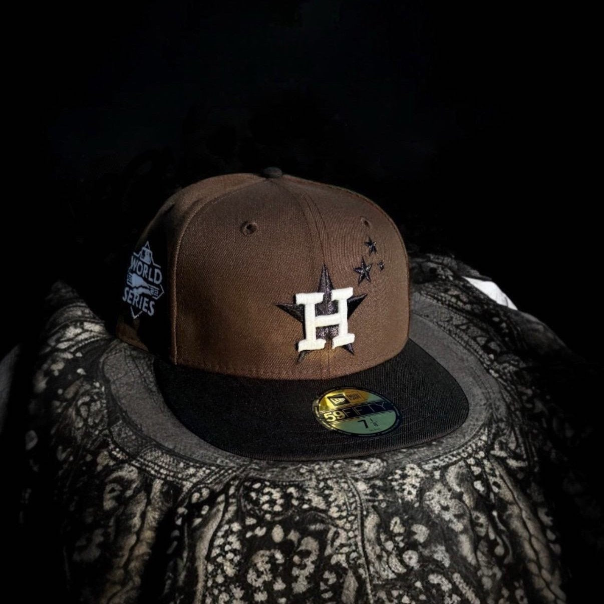 New Era Houston Astros 2022 World Series Grey UV (Cactus Mocha) 59Fifty Fitted - New Era