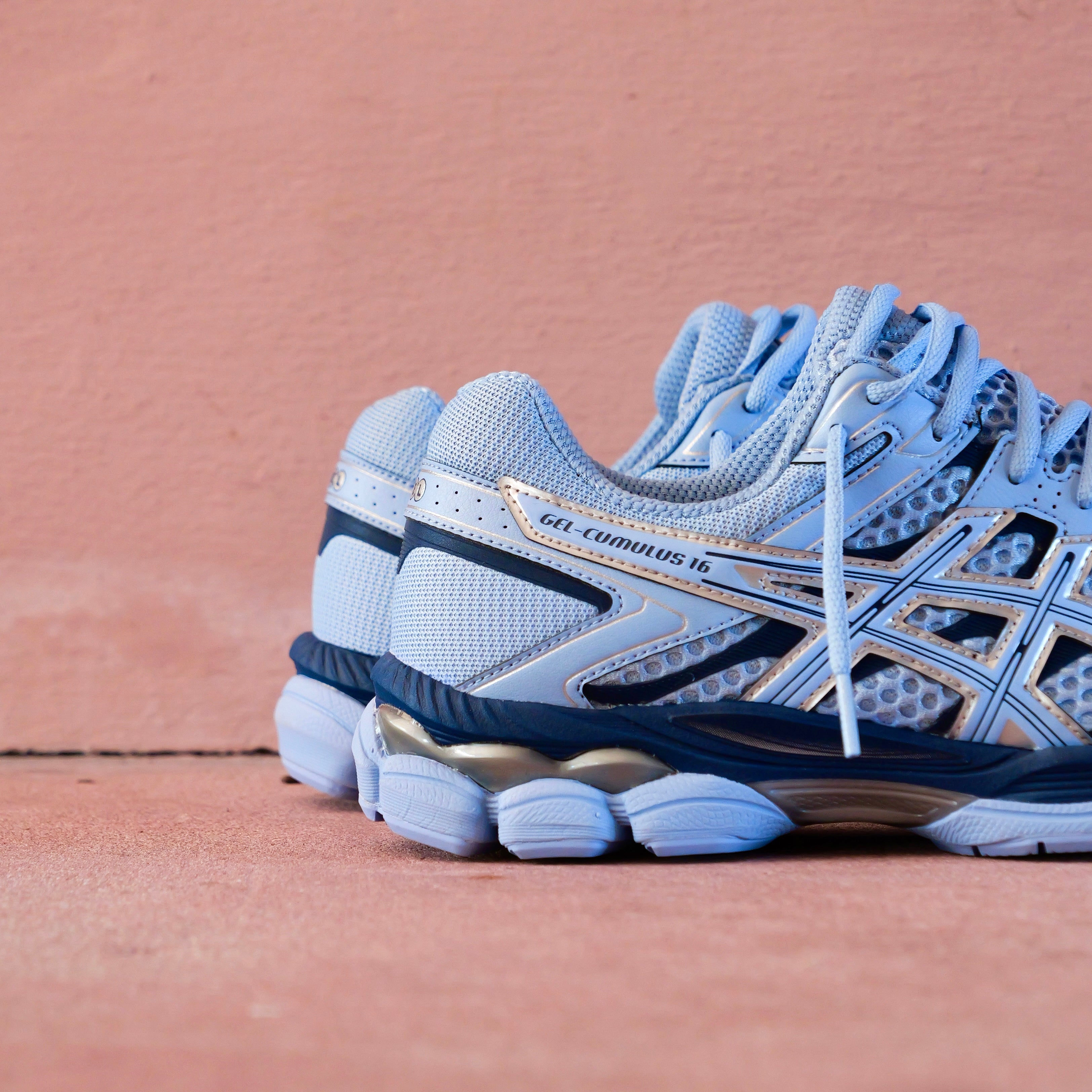 Mens Asics Gel-Cumulus 16 (Stone Wash/Independence Blue) - Asics
