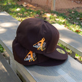 New Era Seattle Mariners  GRIFFEY JR 24 THE Side Patch Fitted (Burnt Wood) - New Era