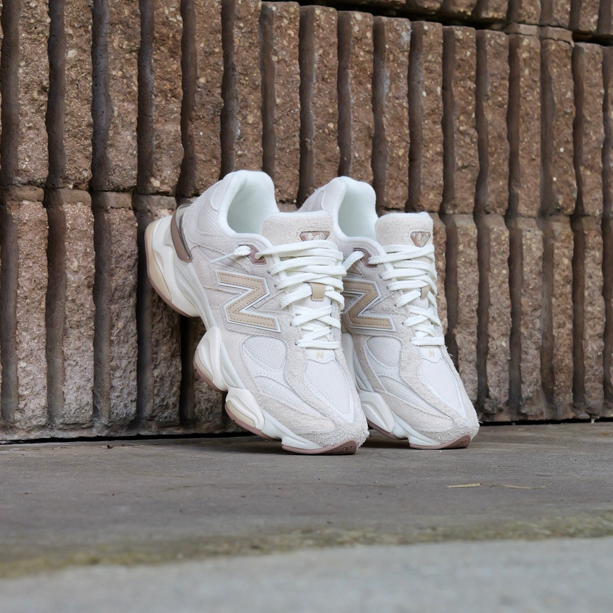 Mens New Balance 9060CCB (Beige/White) - New Balance