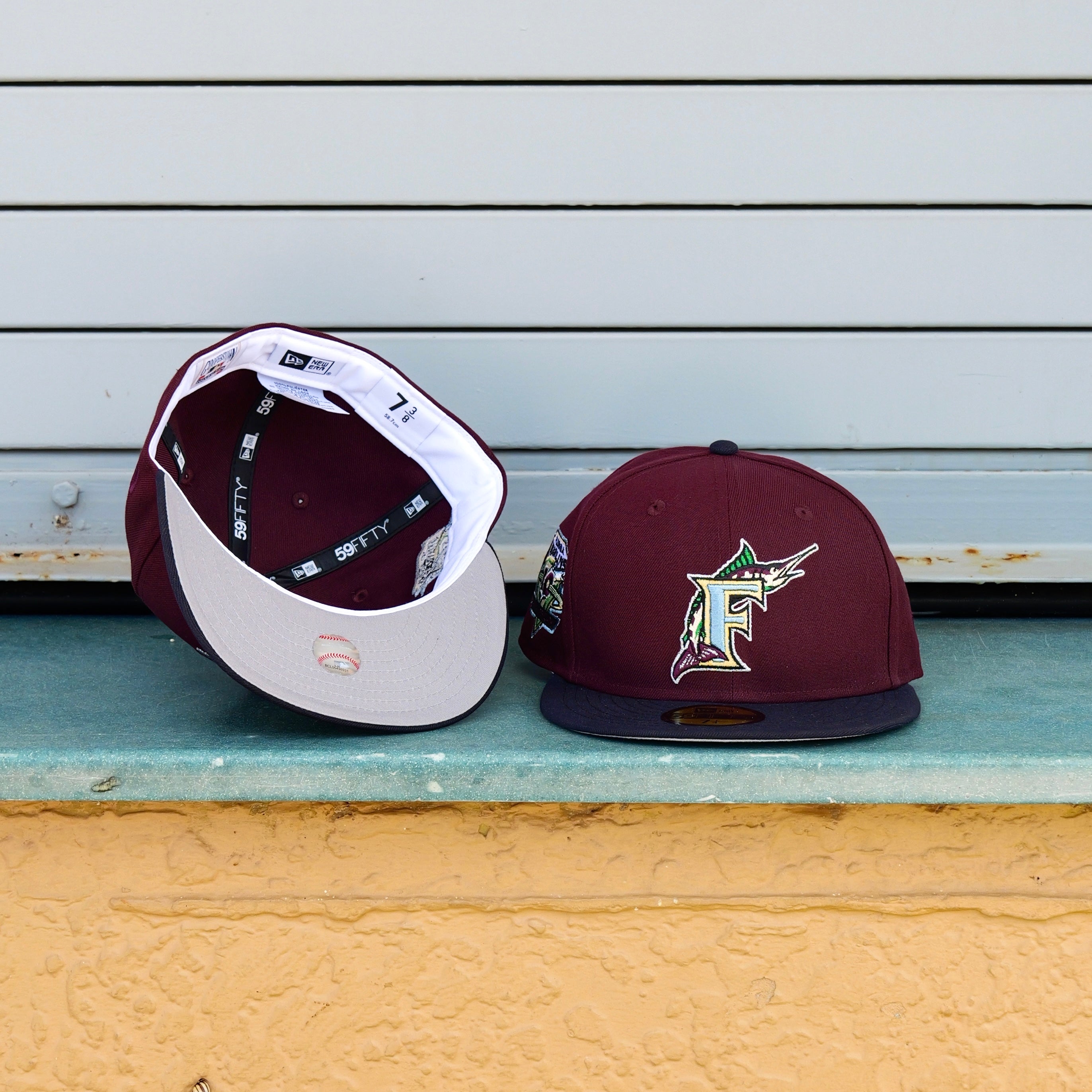 New Era Florida Marlins 10th Anniversary Side Patch Fitted - New Era