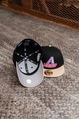 New Era Arizona Diamondbacks 1998 Inaugural Season Grey UV (Black/Camel) 59Fifty Fitted