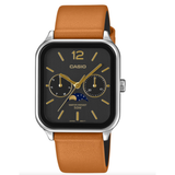 Casio MTPM305LC-1AV Leather Band Analog Watch - Casio